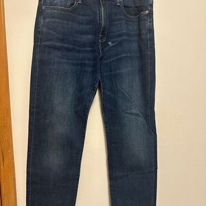 Lucky Brand Men's Dark Blue Straight Jeans